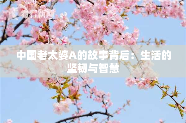 中国老太婆A的故事背后：生活的坚韧与智慧