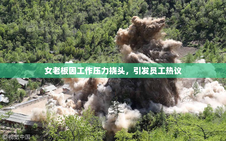 女老板因工作压力挠头，引发员工热议