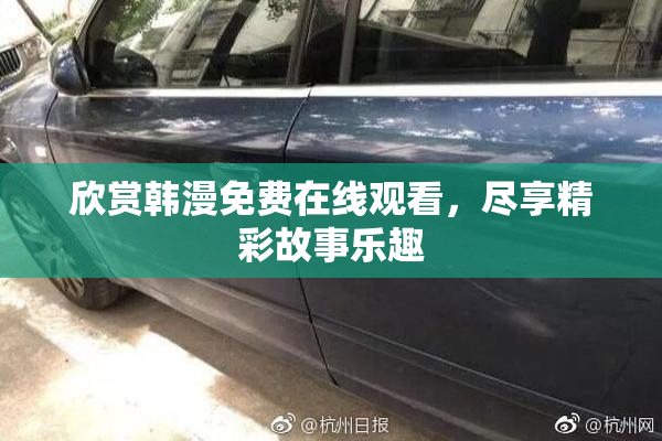 欣赏韩漫免费在线观看，尽享精彩故事乐趣