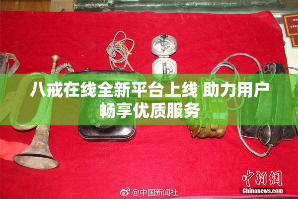 八戒在线全新平台上线 助力用户畅享优质服务
