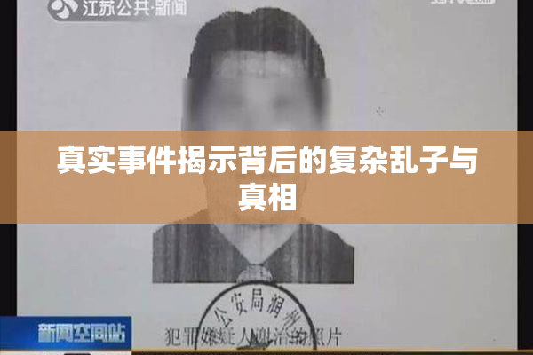 真实事件揭示背后的复杂乱子与真相