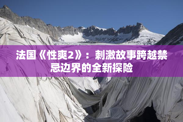 法国《性爽2》：刺激故事跨越禁忌边界的全新探险