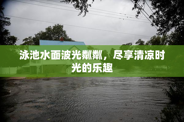 泳池水面波光粼粼，尽享清凉时光的乐趣