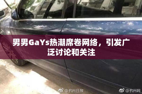 男男GaYs热潮席卷网络，引发广泛讨论和关注