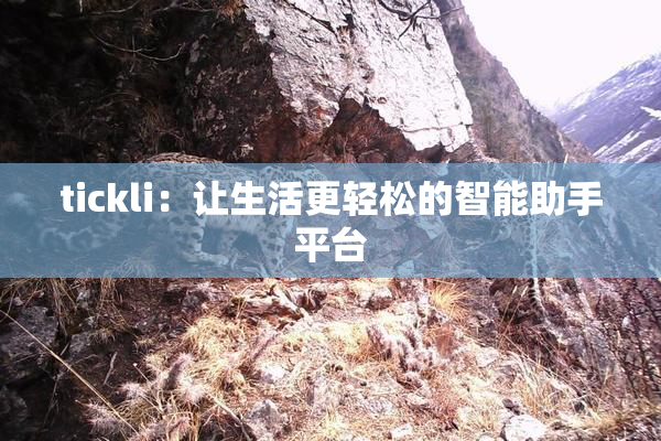 tickli：让生活更轻松的智能助手平台