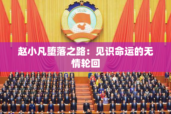 赵小凡堕落之路：见识命运的无情轮回