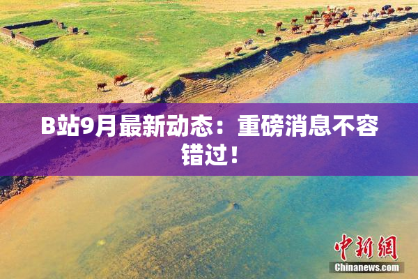 B站9月最新动态：重磅消息不容错过！