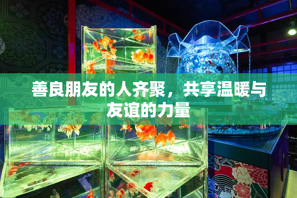善良朋友的人齐聚，共享温暖与友谊的力量