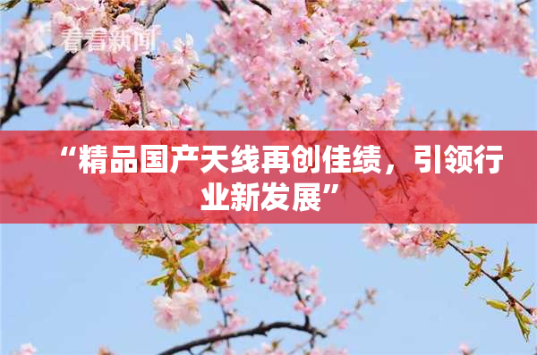 “精品国产天线再创佳绩，引领行业新发展”