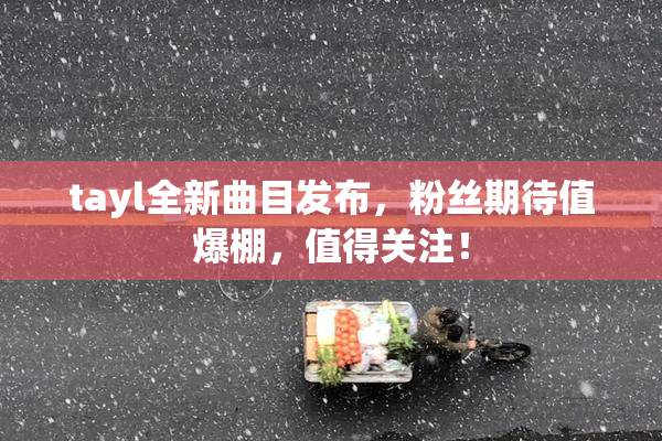 tayl全新曲目发布，粉丝期待值爆棚，值得关注！