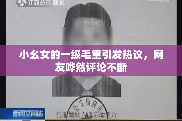 小幺女的一级毛重引发热议，网友哗然评论不断
