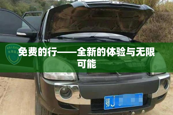 免费的行——全新的体验与无限可能