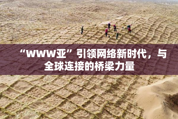 “WWW亚”引领网络新时代，与全球连接的桥梁力量