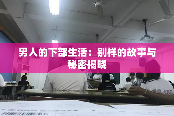 男人的下部生活：别样的故事与秘密揭晓