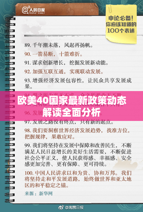 欧美40国家最新政策动态解读全面分析