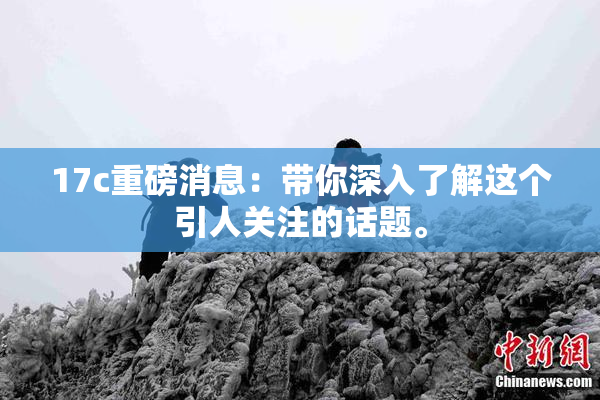 17c重磅消息：带你深入了解这个引人关注的话题。