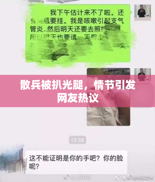 散兵被扒光腿，情节引发网友热议