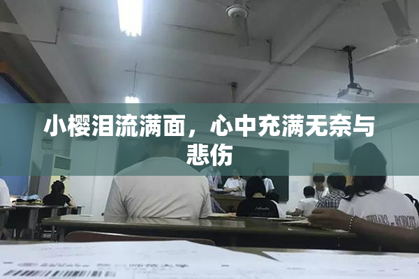小樱泪流满面，心中充满无奈与悲伤