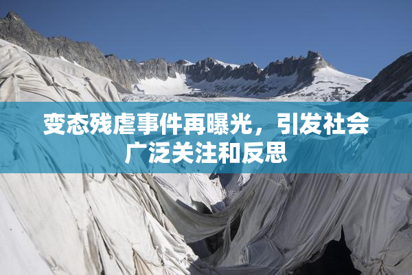 变态残虐事件再曝光，引发社会广泛关注和反思