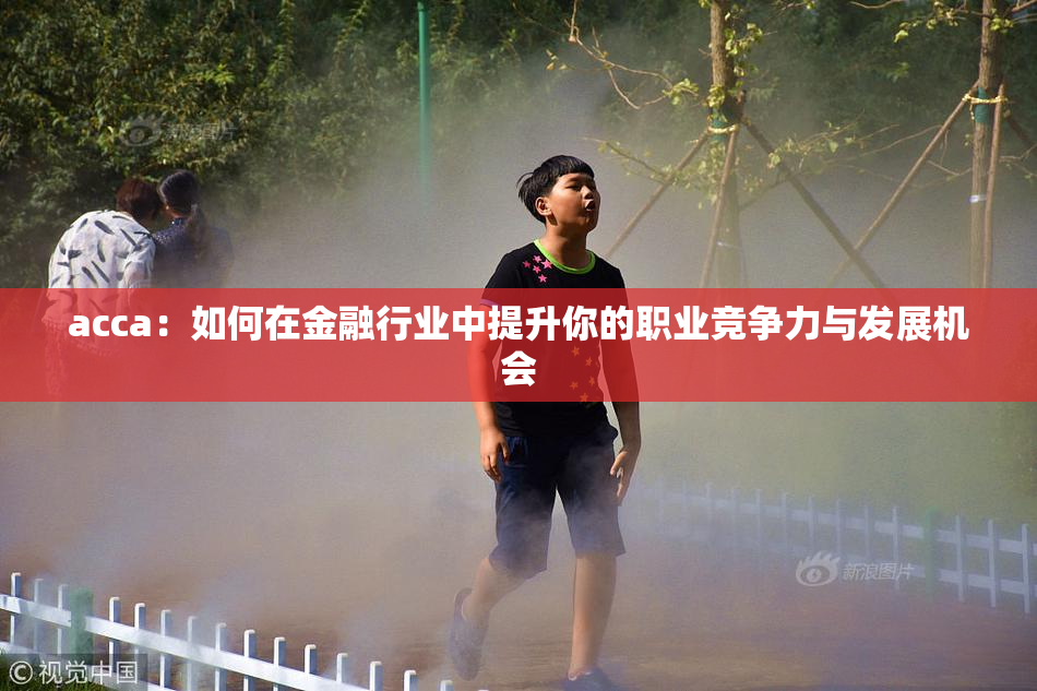 acca：如何在金融行业中提升你的职业竞争力与发展机会