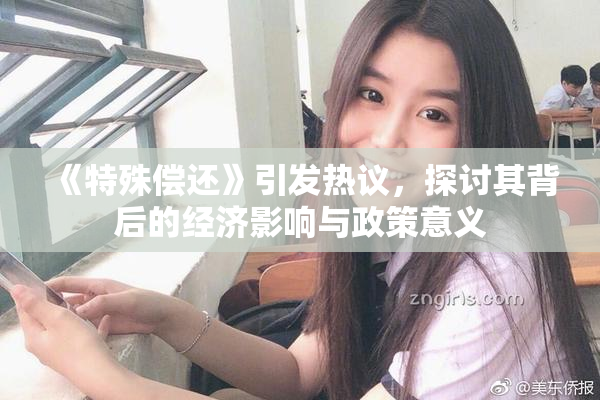 《特殊偿还》引发热议，探讨其背后的经济影响与政策意义