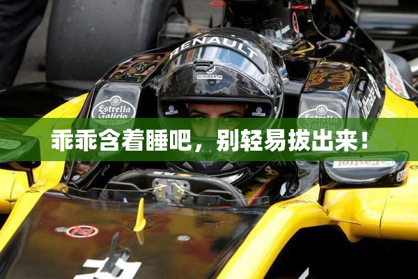 乖乖含着睡吧，别轻易拔出来！