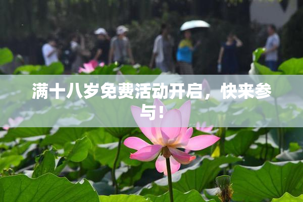 满十八岁免费活动开启，快来参与！
