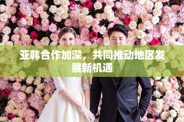亚韩合作加深，共同推动地区发展新机遇