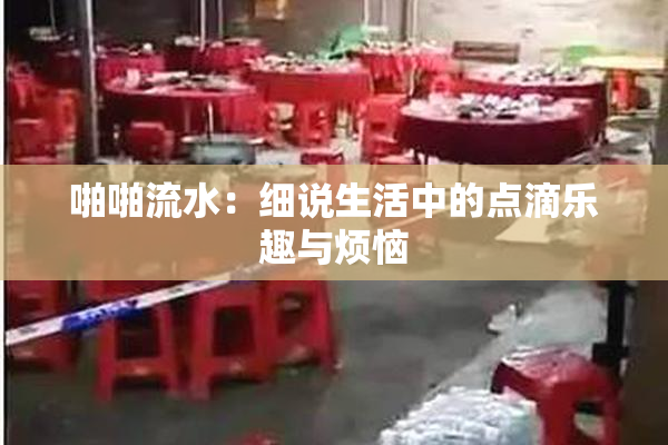 啪啪流水：细说生活中的点滴乐趣与烦恼