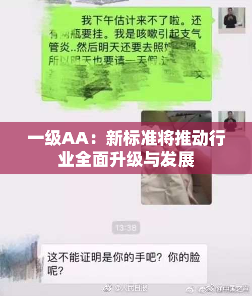 一级AA：新标准将推动行业全面升级与发展