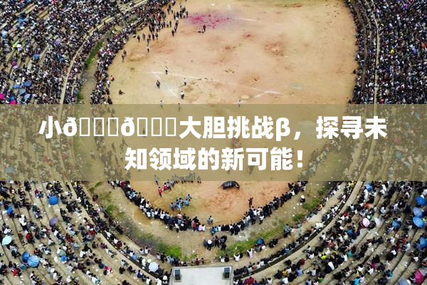 小🐔🐔大胆挑战β，探寻未知领域的新可能！