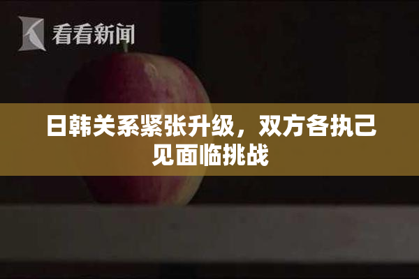 日韩关系紧张升级，双方各执己见面临挑战