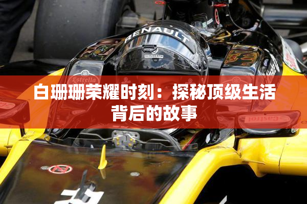 白珊珊荣耀时刻：探秘顶级生活背后的故事