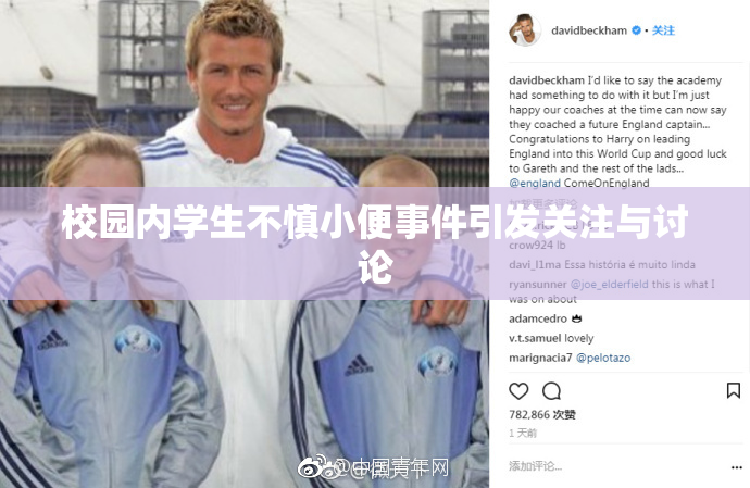 校园内学生不慎小便事件引发关注与讨论