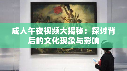 成人午夜视频大揭秘：探讨背后的文化现象与影响