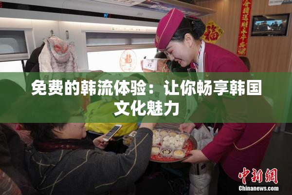 免费的韩流体验：让你畅享韩国文化魅力