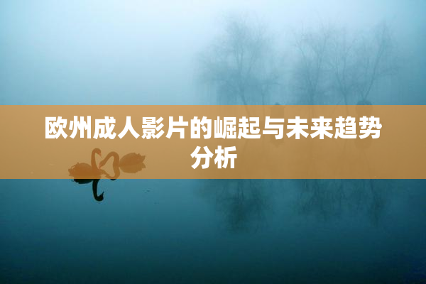 欧州成人影片的崛起与未来趋势分析