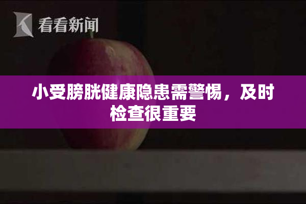 小受膀胱健康隐患需警惕，及时检查很重要