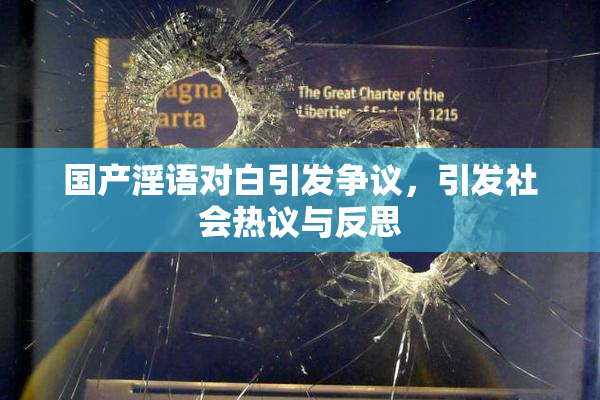 国产淫语对白引发争议，引发社会热议与反思