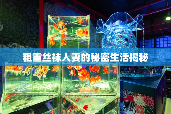 粗重丝袜人妻的秘密生活揭秘