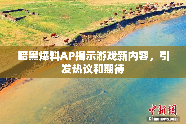 暗黑爆料AP揭示游戏新内容，引发热议和期待