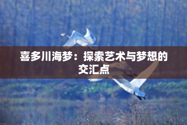 喜多川海梦：探索艺术与梦想的交汇点