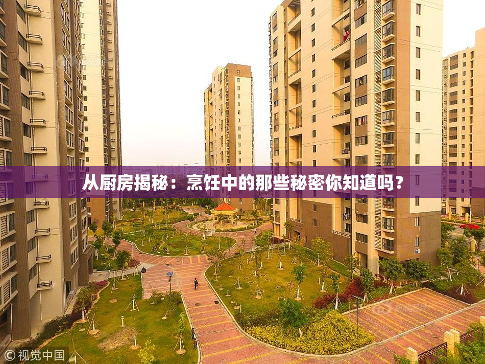从厨房揭秘：烹饪中的那些秘密你知道吗？