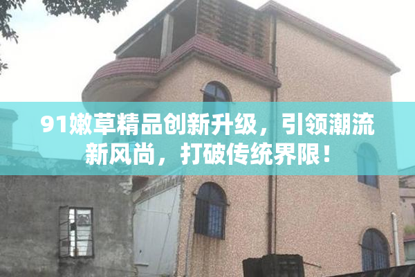 91嫩草精品创新升级，引领潮流新风尚，打破传统界限！