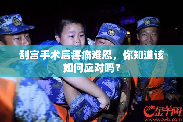 刮宫手术后疼痛难忍，你知道该如何应对吗？