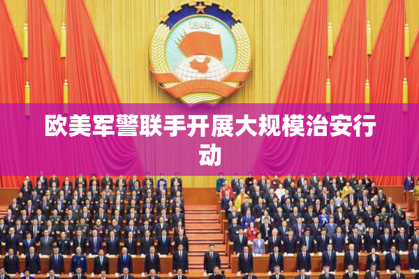 欧美军警联手开展大规模治安行动