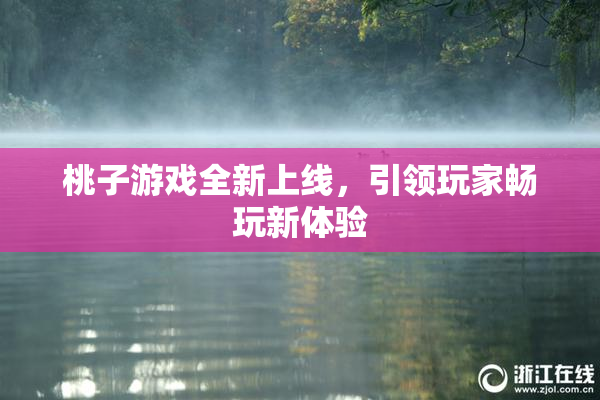桃子游戏全新上线，引领玩家畅玩新体验