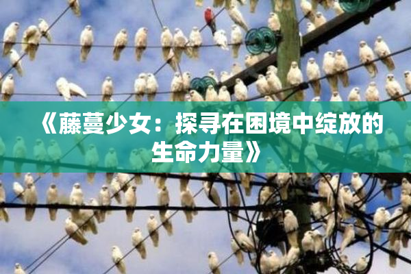 《藤蔓少女：探寻在困境中绽放的生命力量》