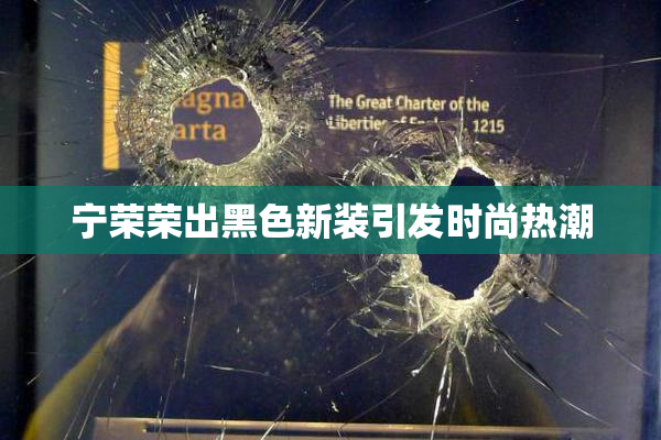 宁荣荣出黑色新装引发时尚热潮