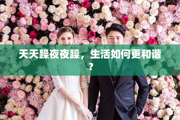 天天躁夜夜躁，生活如何更和谐？